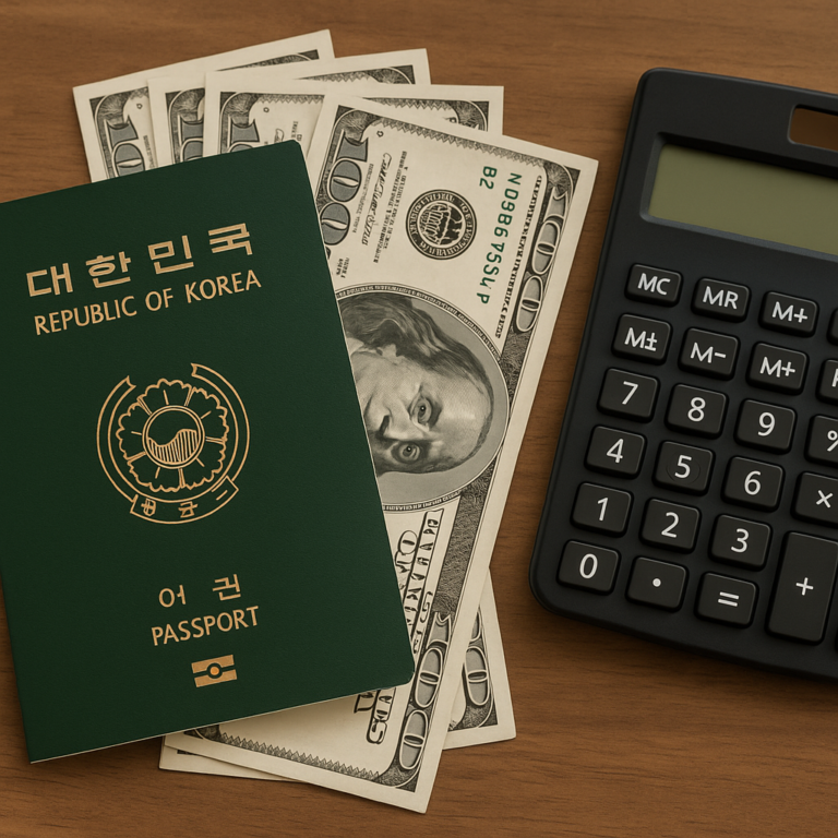 Korea E-7 Visa Salary Requirement 2026, Broken Down Step by Step